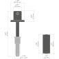 Preview: Befestigungsset PUSZ MR -1 mit Stromversorgung