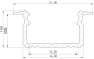Preview: LED-Einbauprofil MON-F20