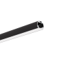 Preview: schwarzes LED Halbrundprofil