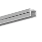 Preview: LED Aluminium Profil PDS4 Plus – flaches Aufbauprofil für LED-Streifen, eloxiert und hochwertig verarbeitet