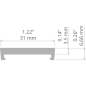 Preview: LED-Clip schnell an Wand oder Decke befestigen
