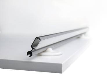 Schraubenlos, flexible Befestigung