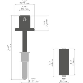 Befestigungsset PUSZ ZM-1 mit Stromversorgung