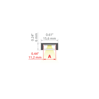 LED Alu Profil MICRO 1m