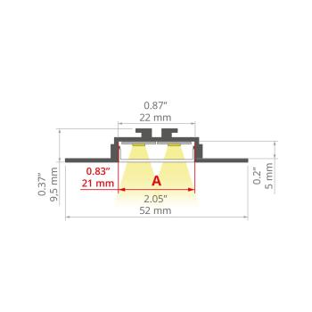 LED-Alu Profil OPAC-30