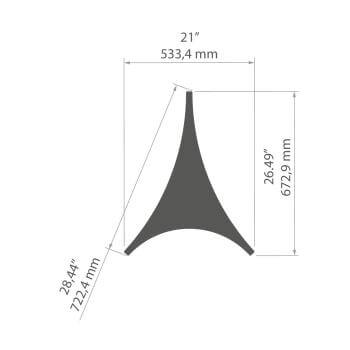 Modulares Lichtsystem für hohe Wohnräume
