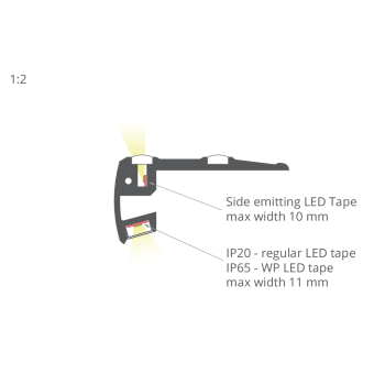 LED-Alu Profil STEP