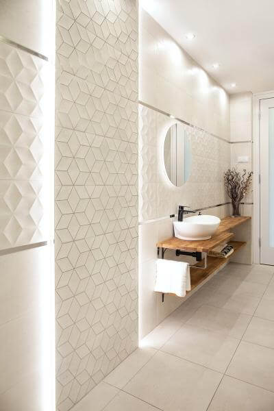 elegante Wandleuchte mit Alu-Profilen