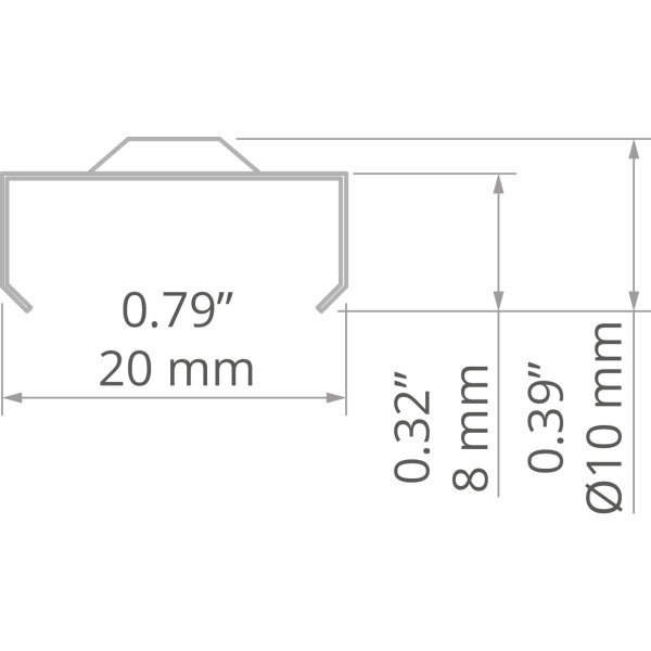 Haltclips zum Abnehmen und Wiederanbringen von LED-Leisten