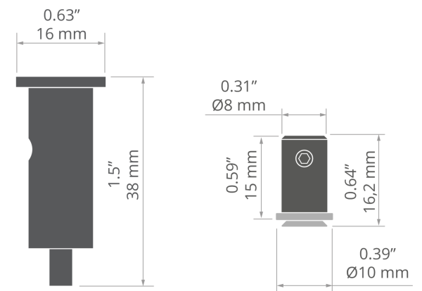 Befestigungsset FI-8-MR-2