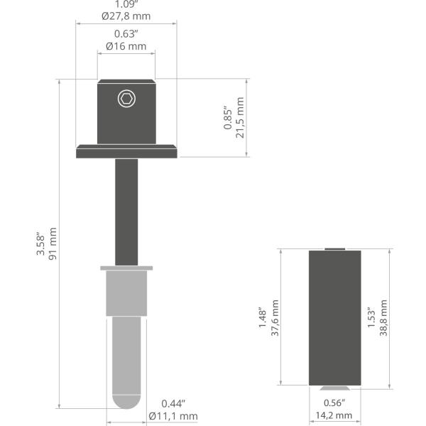 Befestigungsset PUSZ MR -1 mit Stromversorgung