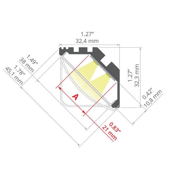 LED-Alu Profil KOPRO