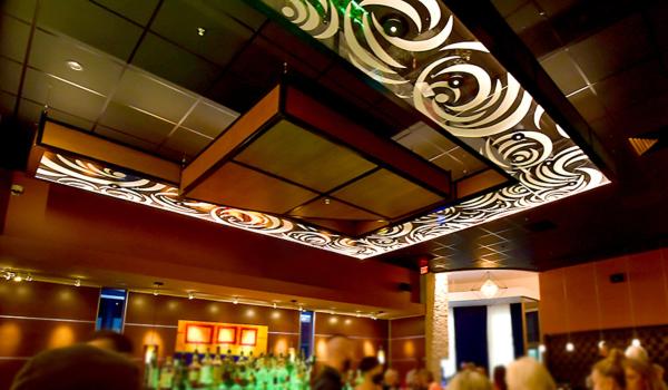 dezente LED Glaskantenleuchte