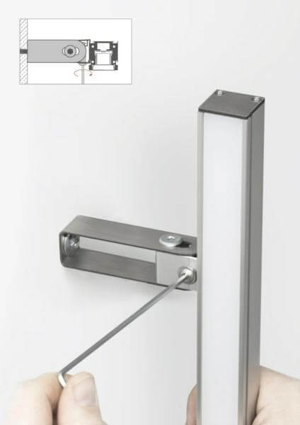 Universell passende Befestigungclips für LED-Profile