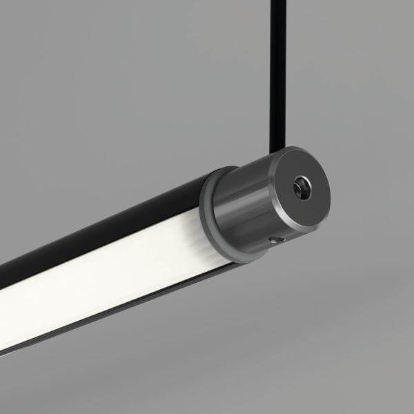 LED Profil zum Aufhängen schwarz