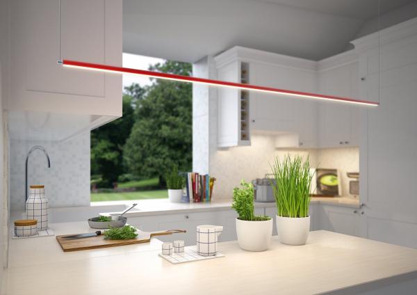 LED Tischbeleuchtung mit Rundprofilen