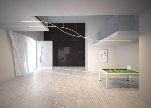 elegante Flurbeleuchtung mit LED Profilen