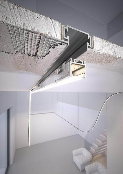 LED-Leiste für Trockenbaudecke